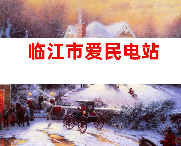 临江市爱民电站